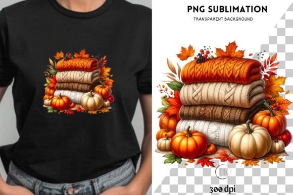 Download Autumn Digital Prints: Sweaters, Pumpkin - Print Collection