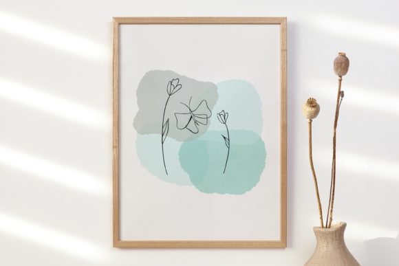 Download Printable Blue Abstract Wall Art - Print Collection