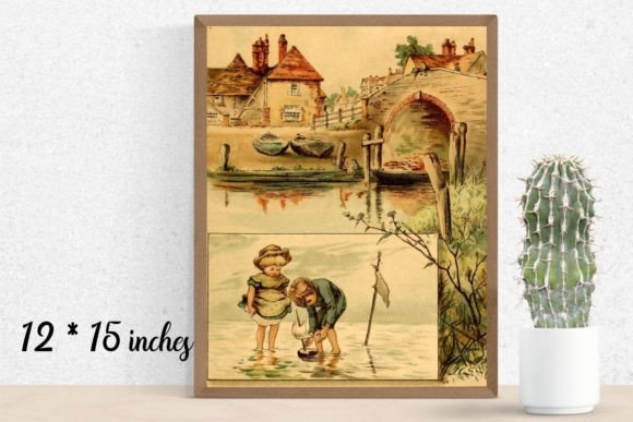 Download Vintage Wall Art Prints, French Wall Art - Print Collection