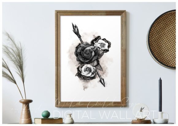 Download Sepia Roses / Boho / Printable Wall Art - Print Collection