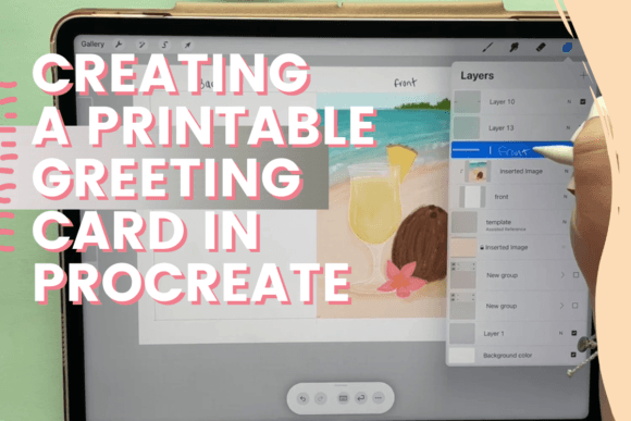 Download Learn How to Create a Printable Greeting Card in Procreate - Print Collection