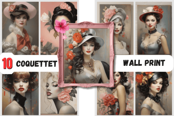Download Victorian Coquette Wall Art Prints - Print Collection