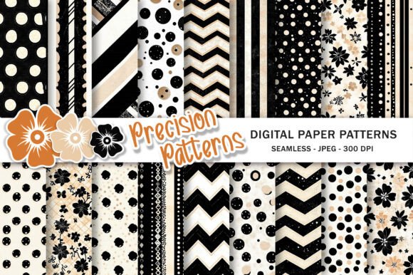 Download Black and White Polka Dots Stripes Patte - Dot Collection