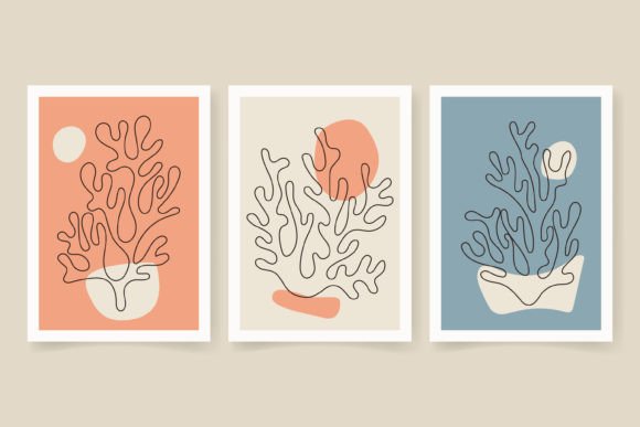Download Contemporary Abstract Coral Posters - Contemporary abstract Collection
