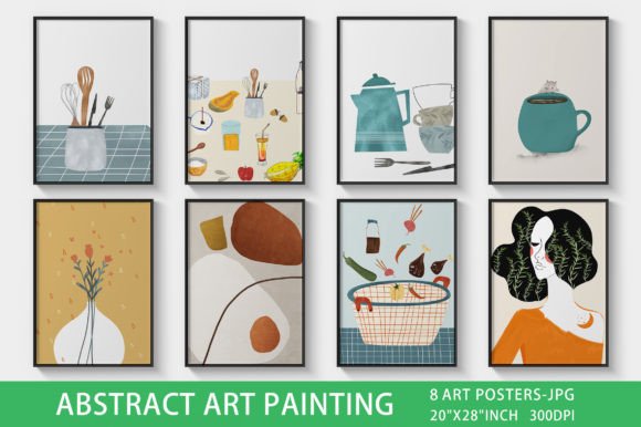 Download Dining Room Abstract Art Prints, Wall Ar - Print Collection