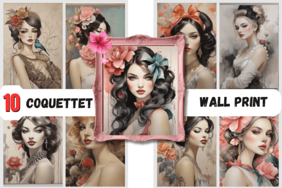 Download Coquette Aesthetic Wall Art Prints - Print Collection