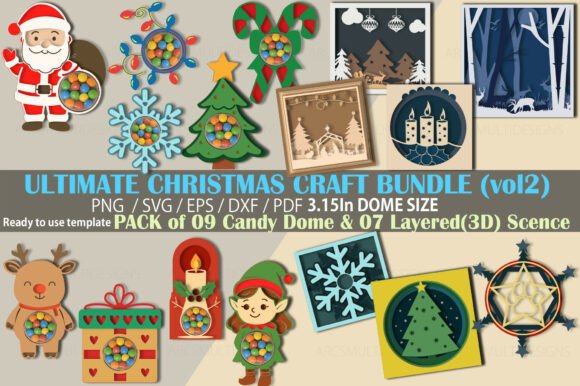 Download Ultimate Christmas Craft Bundle - Craft bundle Collection