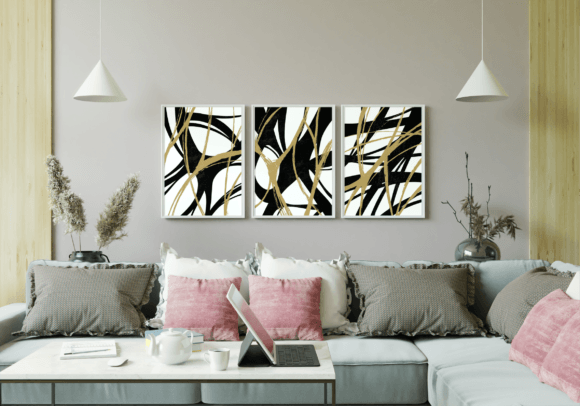 Download Contemporary Abstract Shapes Wall Art - Contemporary abstract Collection