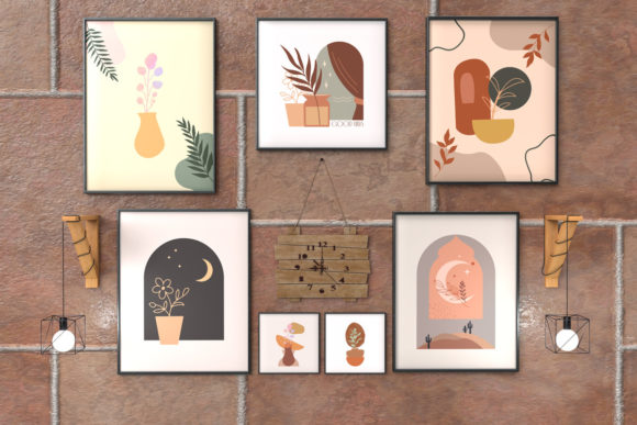 Download Boho Printable Wall Art Set of 10 Prints - Print Collection