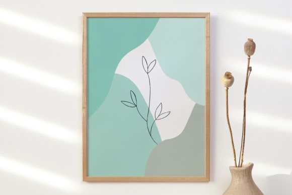 Download Printable Blue Abstract Wall Art - Print Collection