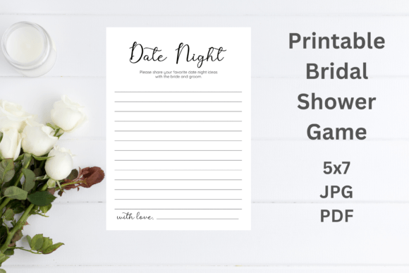 Download Printable Minimalism Date Night Game - Print Collection