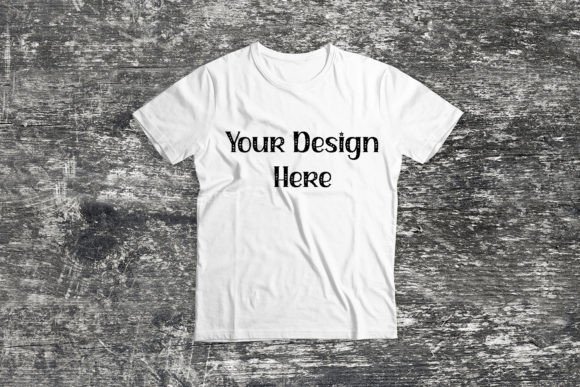 Download White T-shirt Flat Lay Gildan T-shirt - Flat Collection