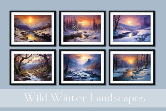 Download Wild Winter Landscapes Digital Prints - Print Collection