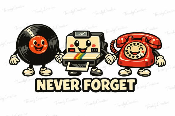 Download Never Forget 90s Retro Nostalgia PNG - 90s Collection