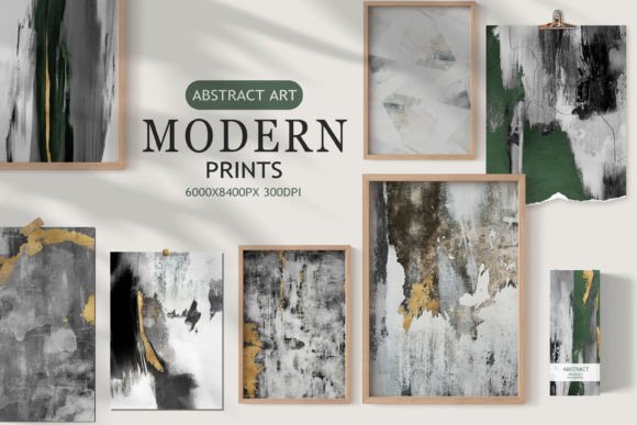 Download Abstract Art Print, Wall Art, Black - Print Collection