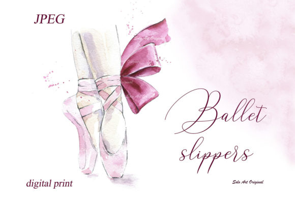 Download Ballet Slippers Ballerina Shoes Printable - Print Collection