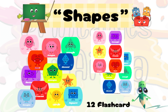 Download 2D Shapes Flashcards. - Card Collection