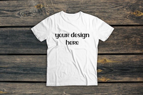 Download White T-shirt Flat Lay | Gildan Mockup - Flat Collection
