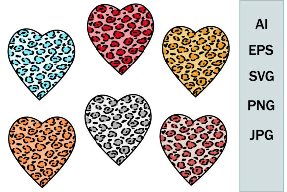 Download Heart Print Leopard Romantic Decor SVG - Print Collection