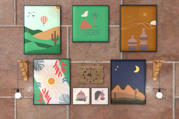 Download Boho Printable Wall Art Bundle - Print Collection