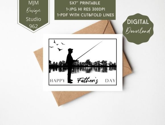 Download Father’s Day Greeting Card. Fishing - Card Collection