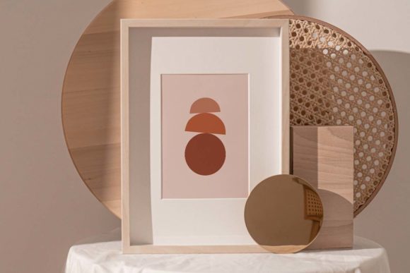 Download Simple Boho Moon Phases Boho Art Print - Print Collection